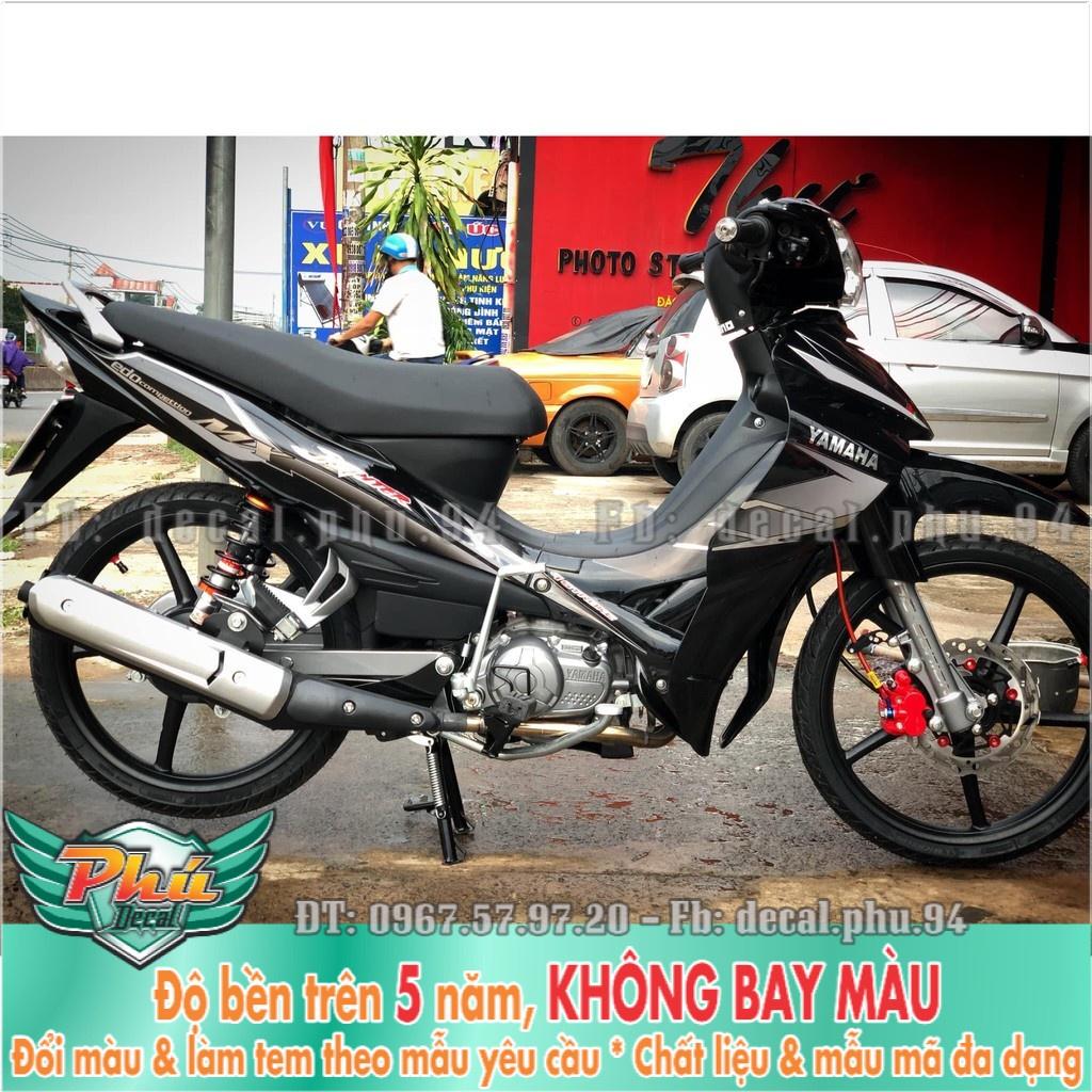 Tem rời Jubiter Bạc Đen Crom  -1