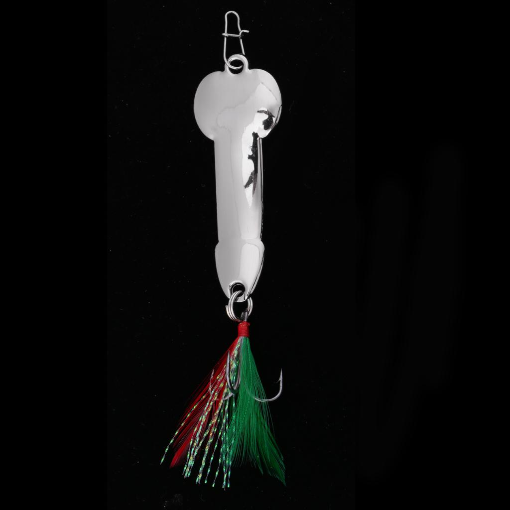 Silver Fishing Spoon Lure Spinner Bait Metal Hard Bait Crankbait Tack