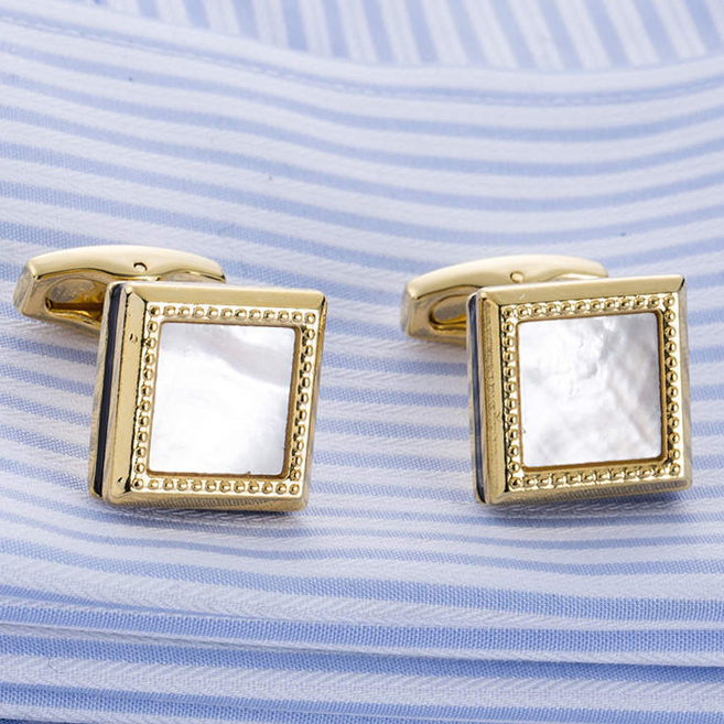 Bộ Khuy Măng Sét - Cufflink Hàng Cao Cấp QT1393