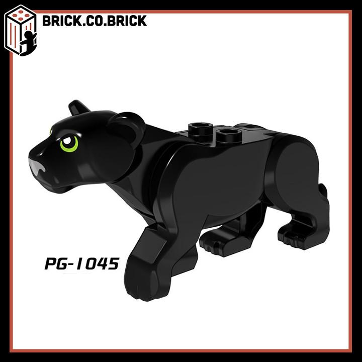 Mô hình Lắp ráp Đồ chơi minifig Thú hoang dã và Động vật các loại Báo Panther PG1045 PG1048