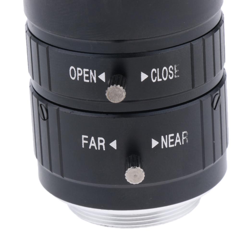 HD 5MP 25mm F1.4 Aperture Focal Fixed Focus CS C Mount CCTV Lens Format 2/3"