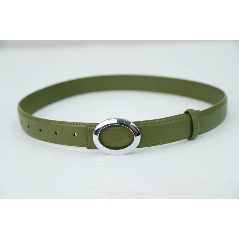 Thắt lưng bản nhỏ 3CM khoá đồng cao cấp unisex-B07