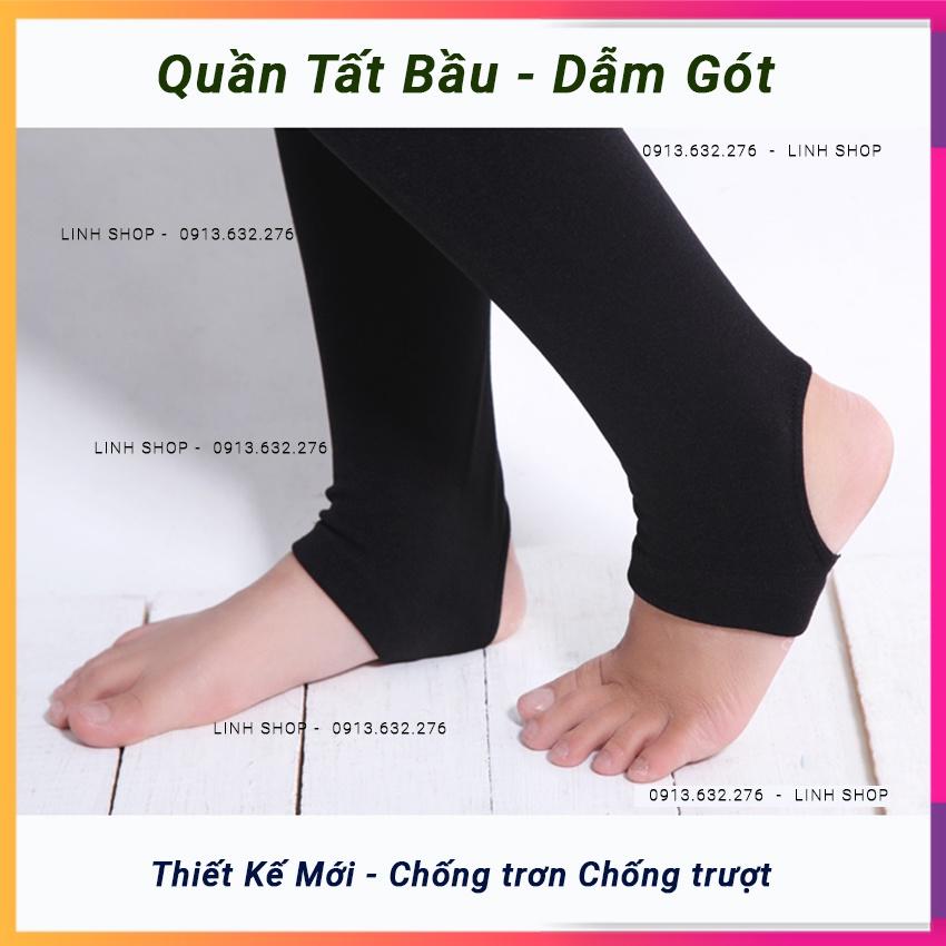 Quần Tất Bầu DẪM GÓT Kiểu Dáng Mới | Quần Tất Bà Bầu Thu Đông | Quần Bầu Mùa Đông