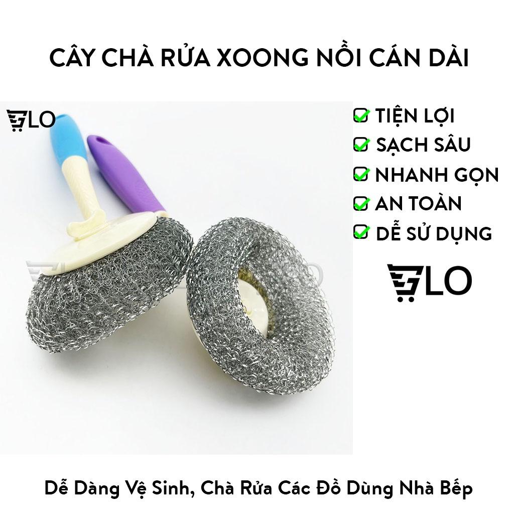 Cây Chà Rửa Xoong Nồi Cán Dài