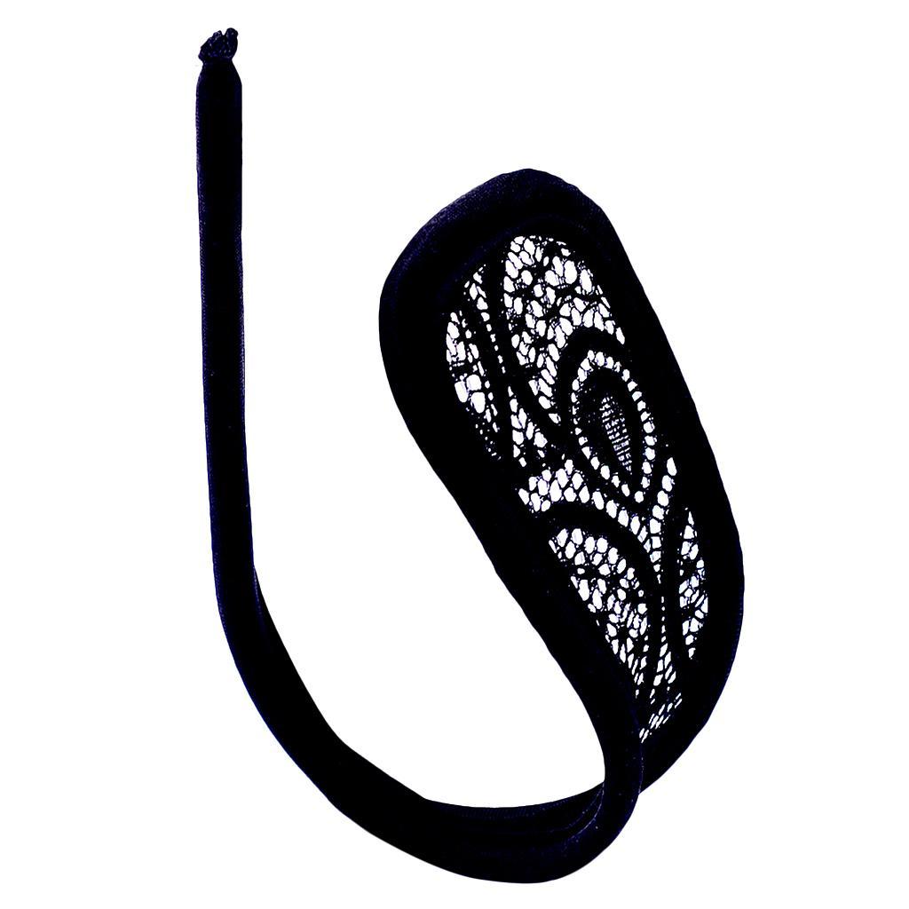 2/set Women Sexy Black & White Lace C String Thong Invisible Underwear