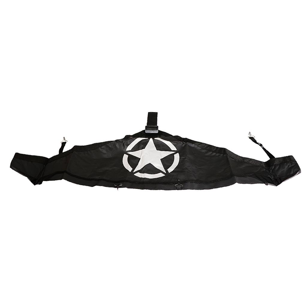 Front Hood Cover T-Style Protector Cover Kit For Jeep 2007-2017