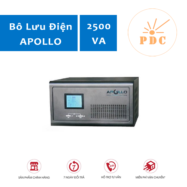Bộ Kích Điện Apollo 2500VA 1600W KC2500 - Hàng Nhập Khẩu