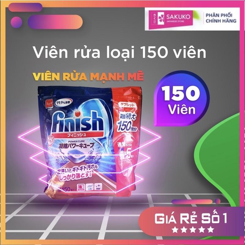 Viên rửa bát Finish cho máy rửa bát 150viên-