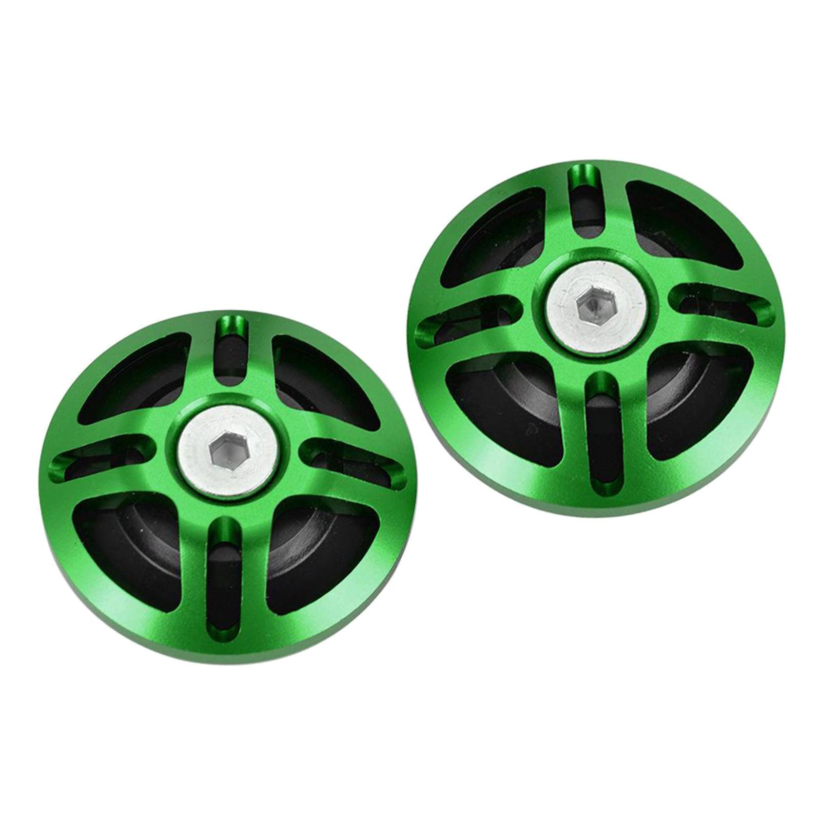 2x Motorcycles CNC Aluminum Alloy Frame Hole Cap Decorative Cover for Ninja400 Easy Installation