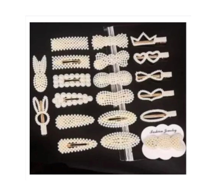 Kẹp tóc ngọc trai