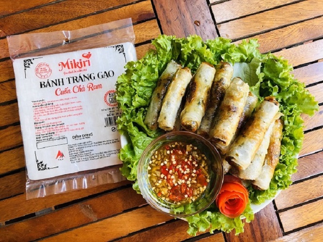 Bánh Tráng Gạo Cuốn Chả Ram Mikiri ( 12 xấp )