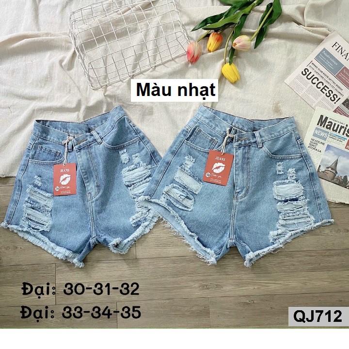 Quần đùi bò nữ size lớn trên 55kg QJ712