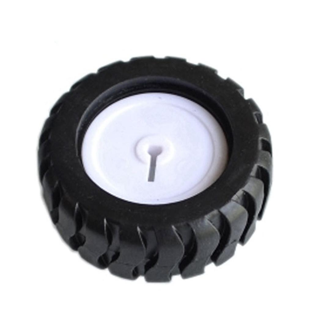 Trục D Lốp Xe Ô Tô Thông Minh Robot Lốp Xe có Bánh Xe với DC 6V Bánh Răng Giảm Động Cơ