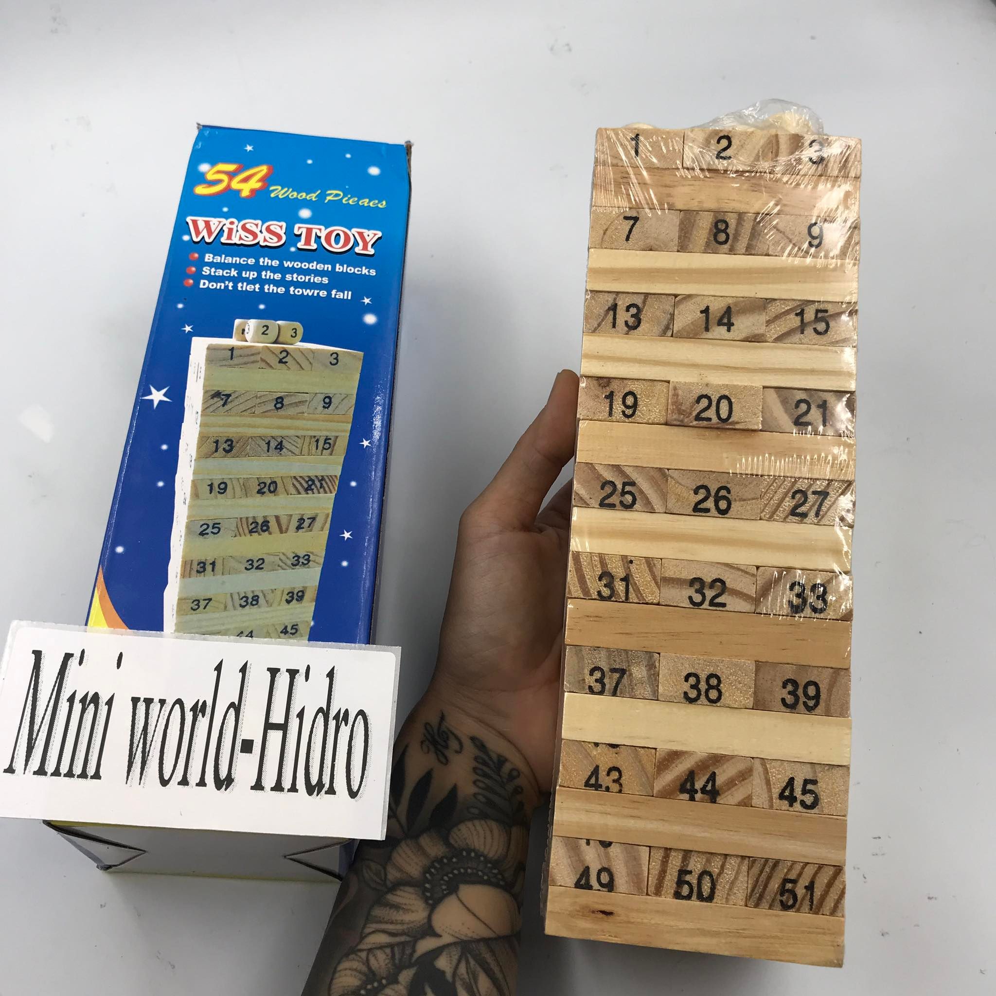 Đồ Chơi Rút Gỗ đẹp chắc chắn kèm xúc sắc