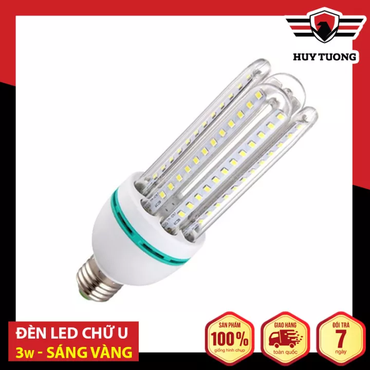 Đèn Led chữ u cao cấp sáng trắng và vàng siêu sáng dùng đèn Led trang trí, đèn chiếu sáng tiết kiệm điện- Huy Tưởng