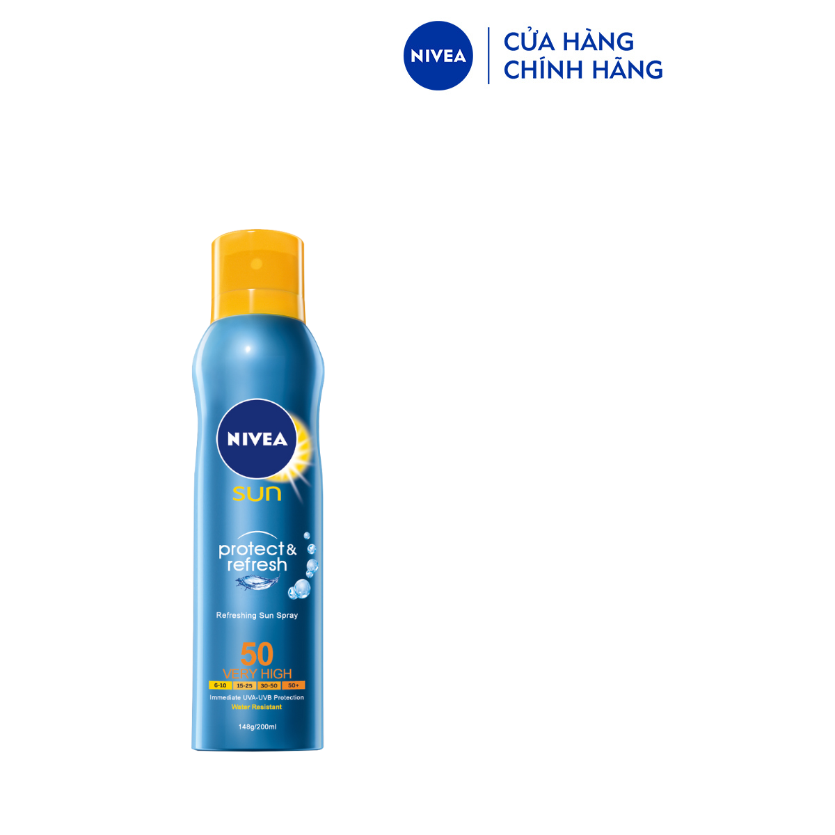 Xịt Chống Nắng NIVEA Mát Lạnh Sảng Khoái SPF50