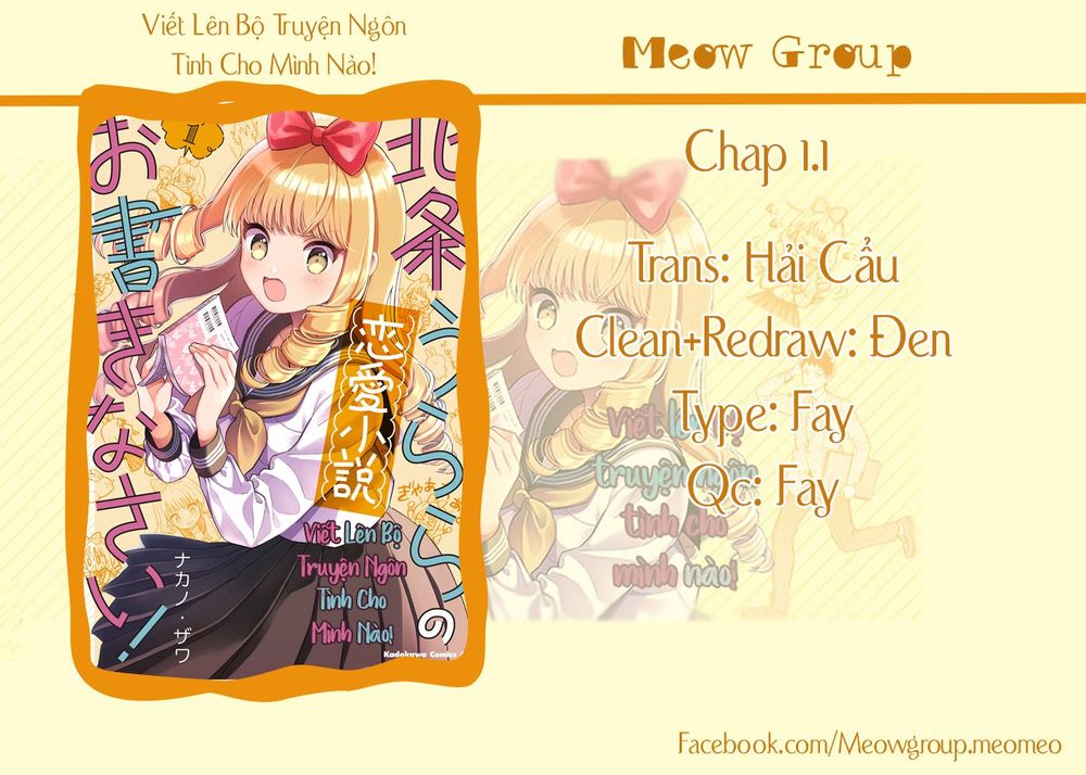 viết lên bộ truyện ngôn tình cho mình nào! chapter 1.1 1