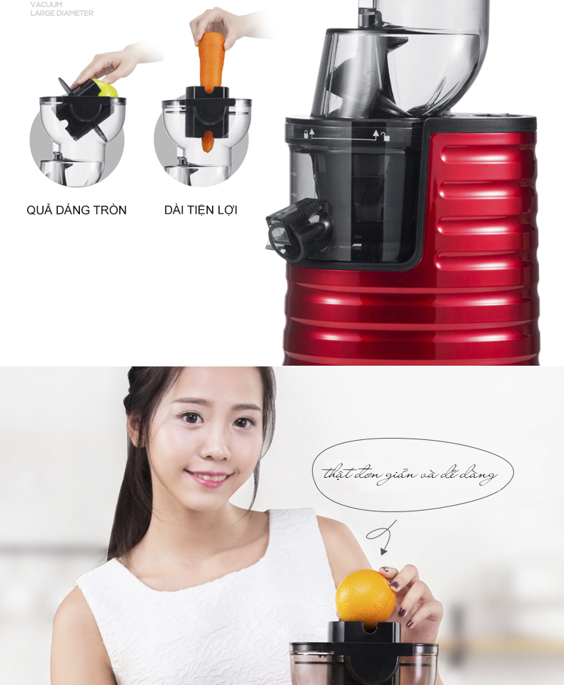Máy ép chậm SAVTM JE31 250W - Hàng nhập khẩu