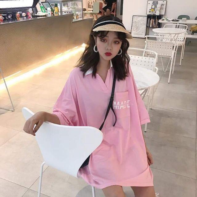 Áo polo nữ, áo kiểu, áo nữ, áo uzzlang, áo uniex from rộng, áo uniex nữ