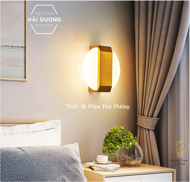 Đèn Tường Đồng Cao Cấp Kiểu Dáng Hiện Đại DT-622  Ánh Sáng Vàng - Led Siêu Sáng - Có video