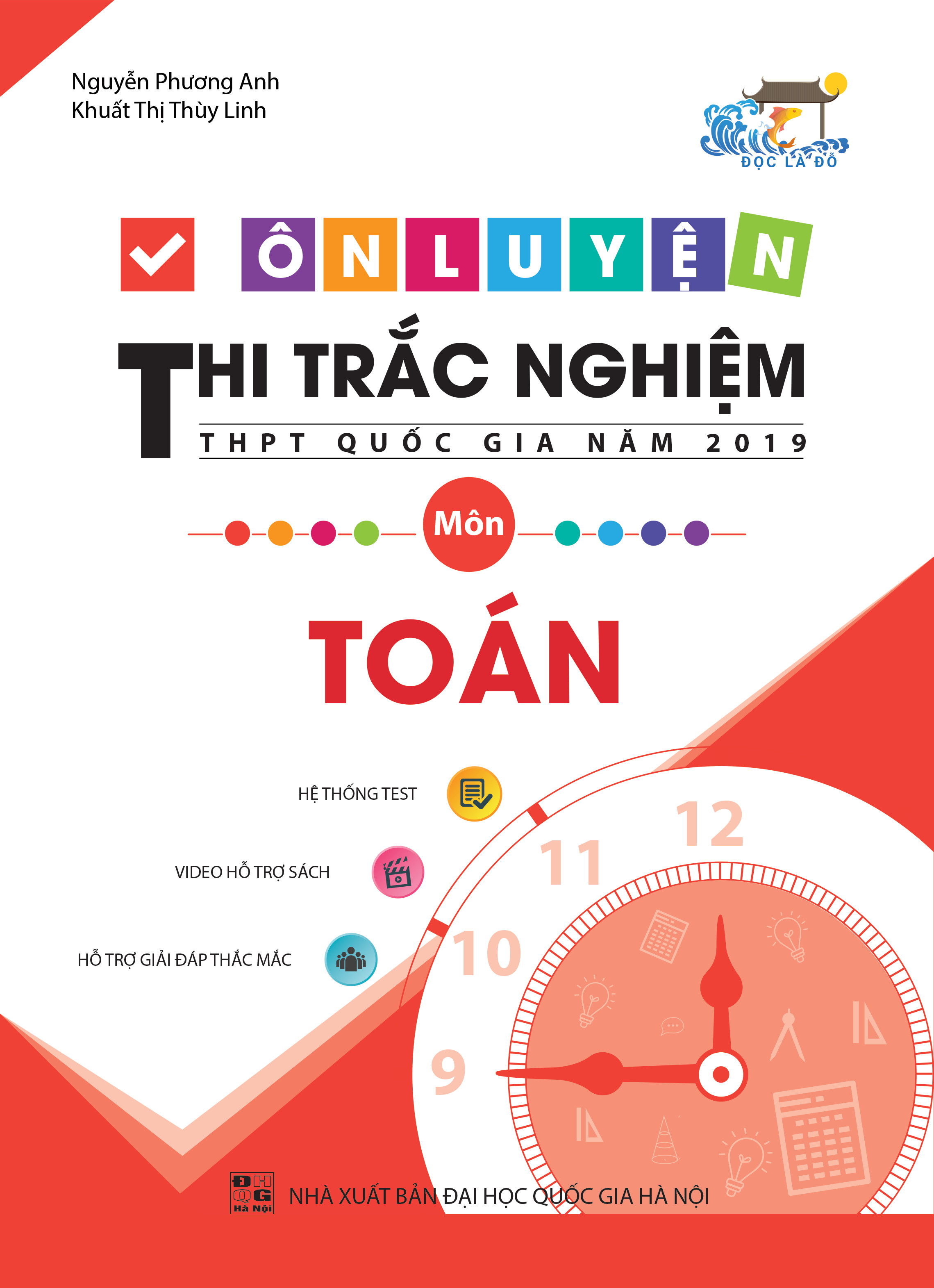 combo ôn luyện thi trắc nghiệm THPT quốc gia năm 2019 khối A: Toán - lý - hóa