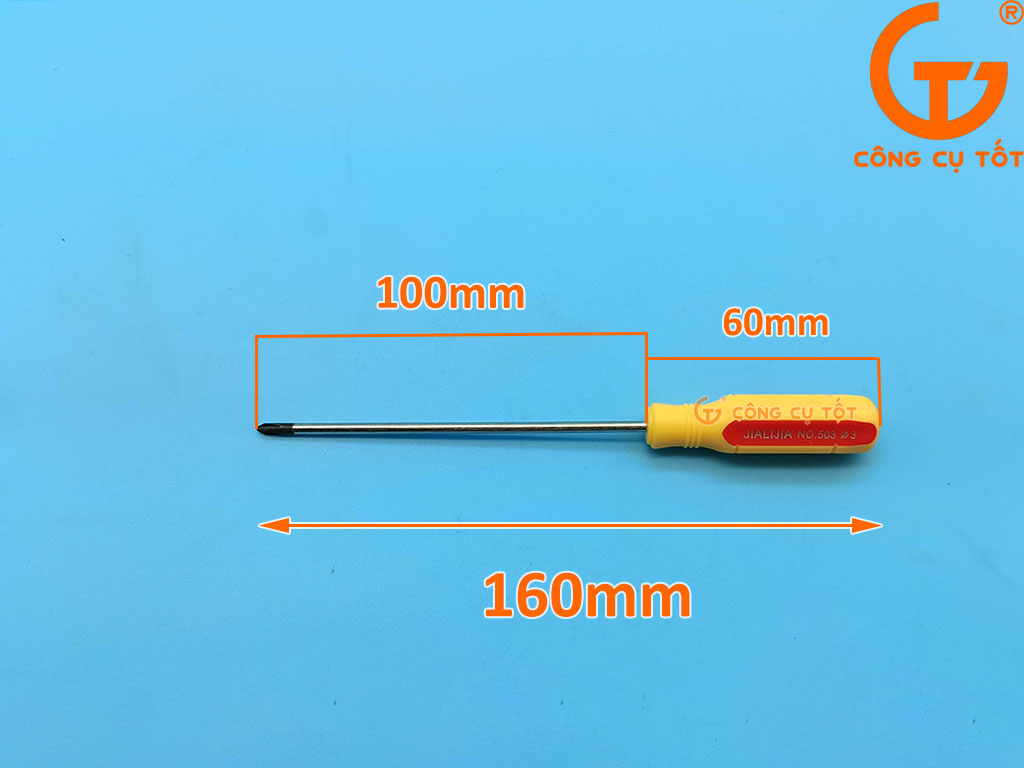 Tô vít 4 cạnh cỡ nhỏ Φ3mm x 100mm