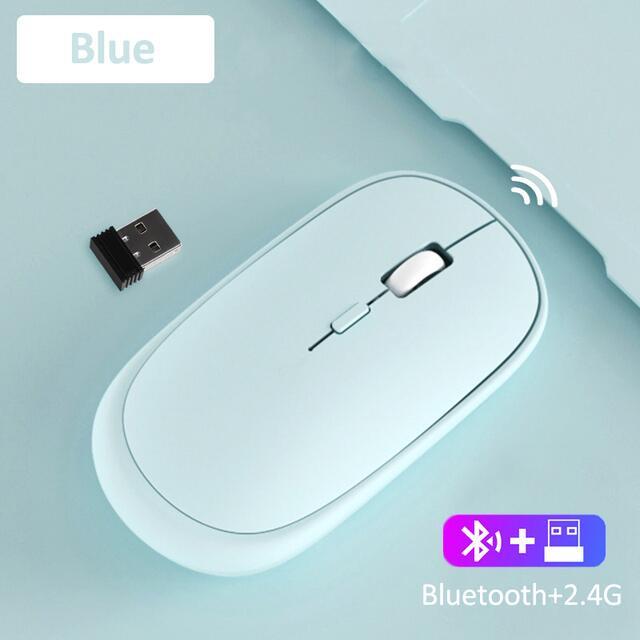 Chuột bluetooth Không Dây Hai Chế Độ Dễ Thương Phù Hợp Cho Điện Thoại Di Động / Máy Tính Bảng