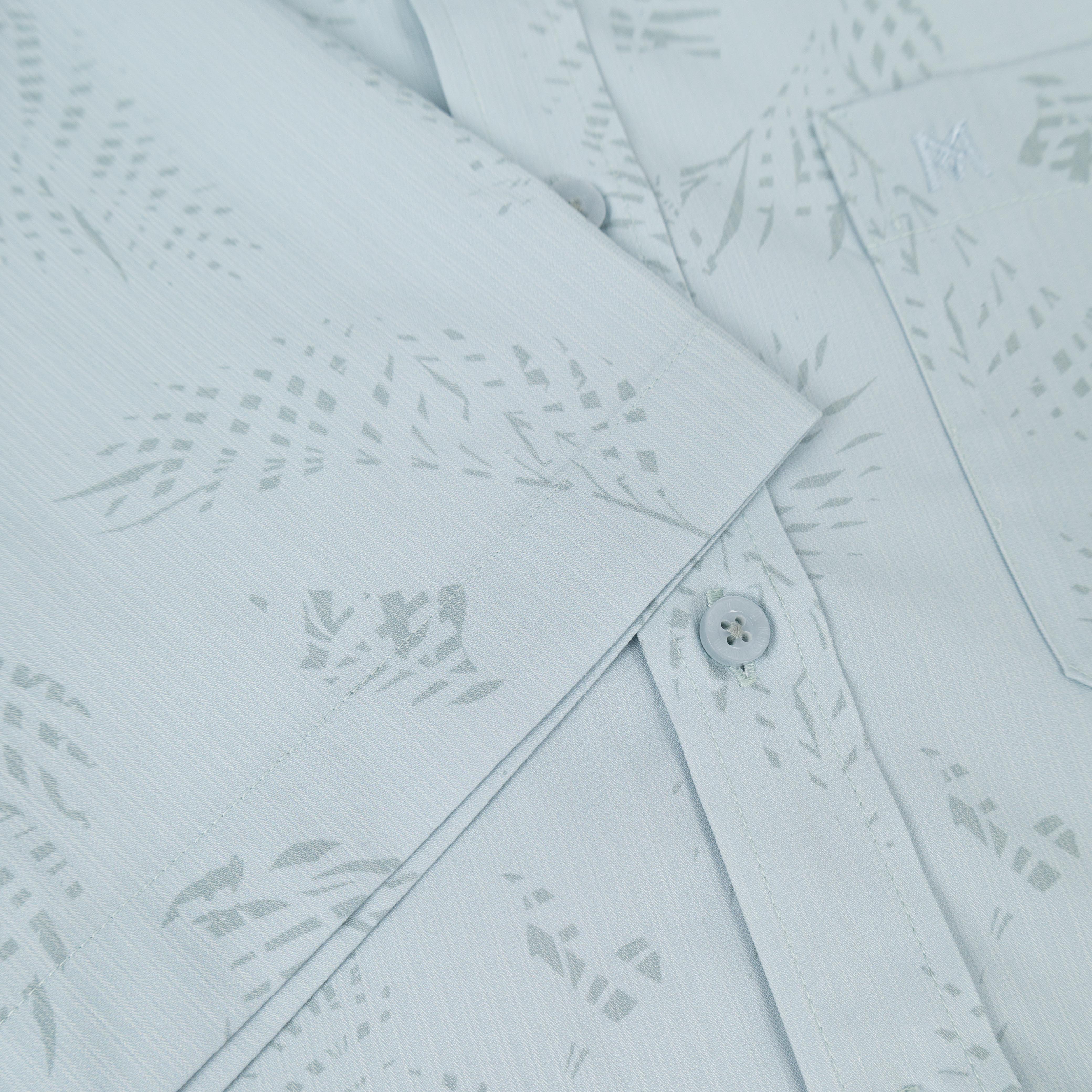 Áo sơ mi nam KHATOCO ngắn tay A1MN538S2-CNIN869-2711-N