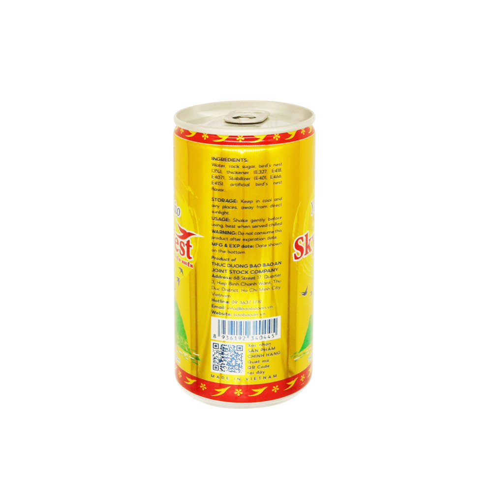 Nước Yến Sào SkyNest 3% Tổ Yến thật, Giải khát nhanh gọn, Tốt cho sức khỏe