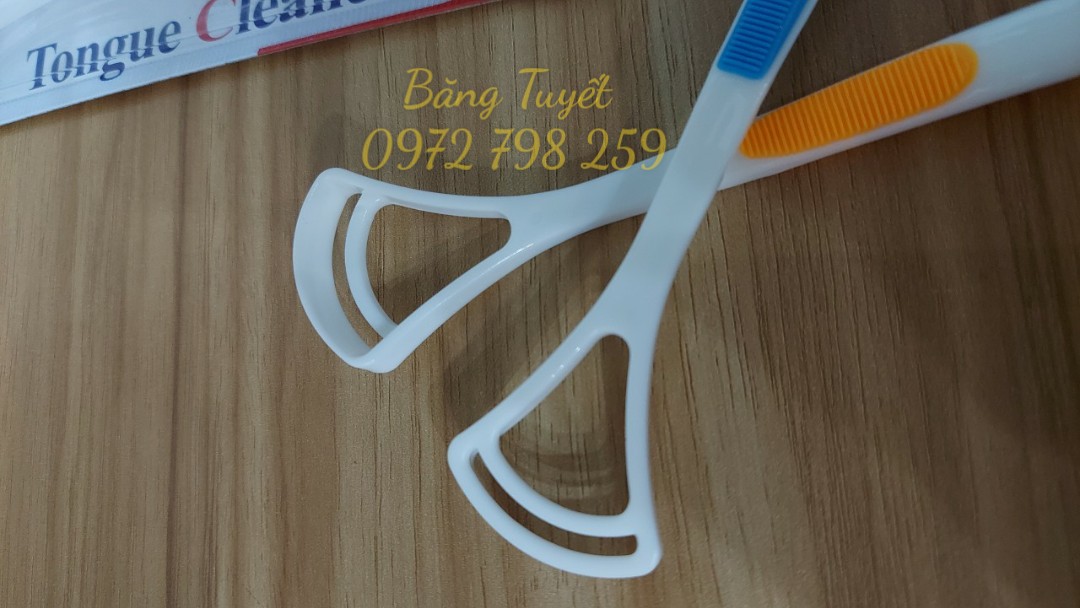 Dụng cụ cạo lưỡi Formula nhựa cao cấp làm sạch lưỡi , giảm thiểu mảng bám tác nhân gây hôi miệng , lạo lưỡi cao cấp