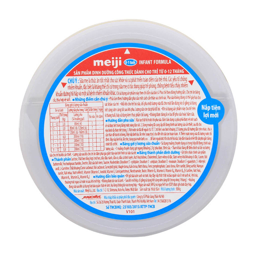 Sữa Bột Meiji 0-1 Infant Formula