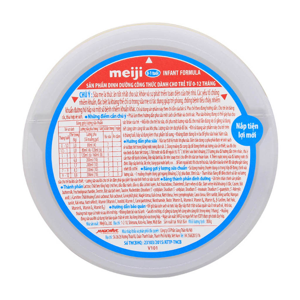 Sữa Bột Meiji 0-1 Infant Formula (800g)