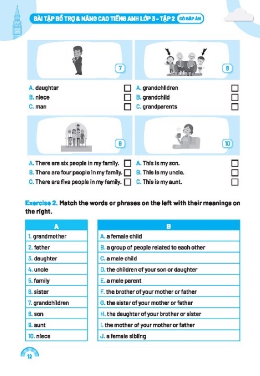The Langmaster - Bài Tập Bổ Trợ Và Nâng Cao Tiếng Anh Lớp 3 - Tập 2  - Global Success _MT