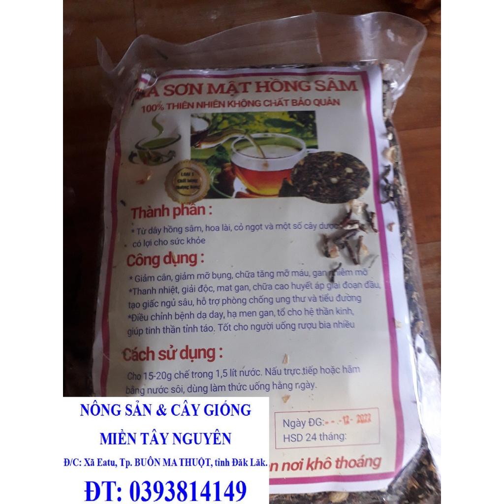 500 GRAM TRÀ SƠN MẬT HỒNG SÂM [  - 100% THIÊN NHIÊN KHÔNG CHẤT BẢO QUẢN Ạ ] ( freeship xtra + ) [ ĐƯỢC ĐỒNG KIỂM ]