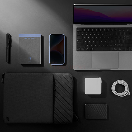 Túi chống sốc Tomtoc Voyage-A10 Laptop Sleeve MBook Air/Pro - Hàng chính hãng
