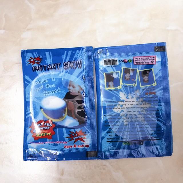 Instant snow / tuyết giả / tuyết nhân tạo - Nguyên liệu làm slime