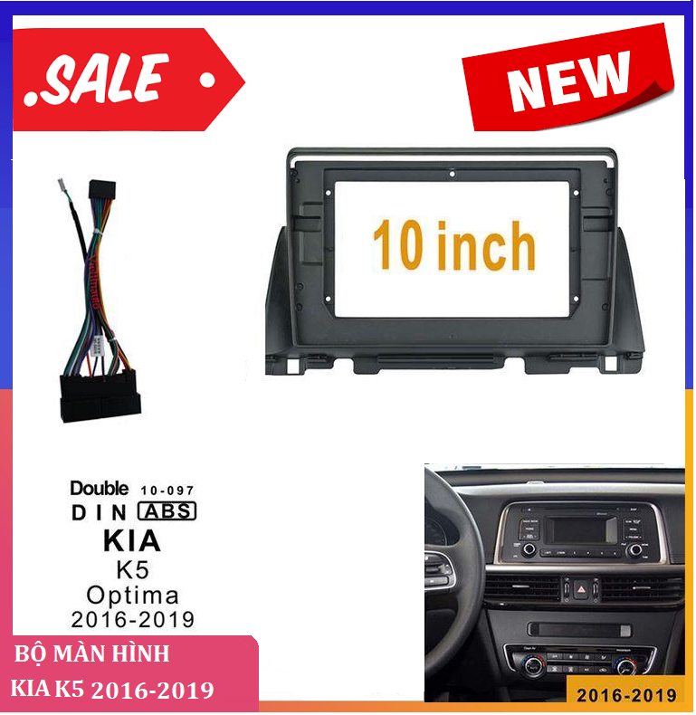 Màn hình DVD ANDROID cho xe ô tô,KIA K5 2016-2019.màn hình 10 inch full HD đa chức năng cho xe ô tô.GỒM mặt dưỡng jack nguồn theo xe.shop còn tặng PM V.I.E.T.M.A.P.S.1