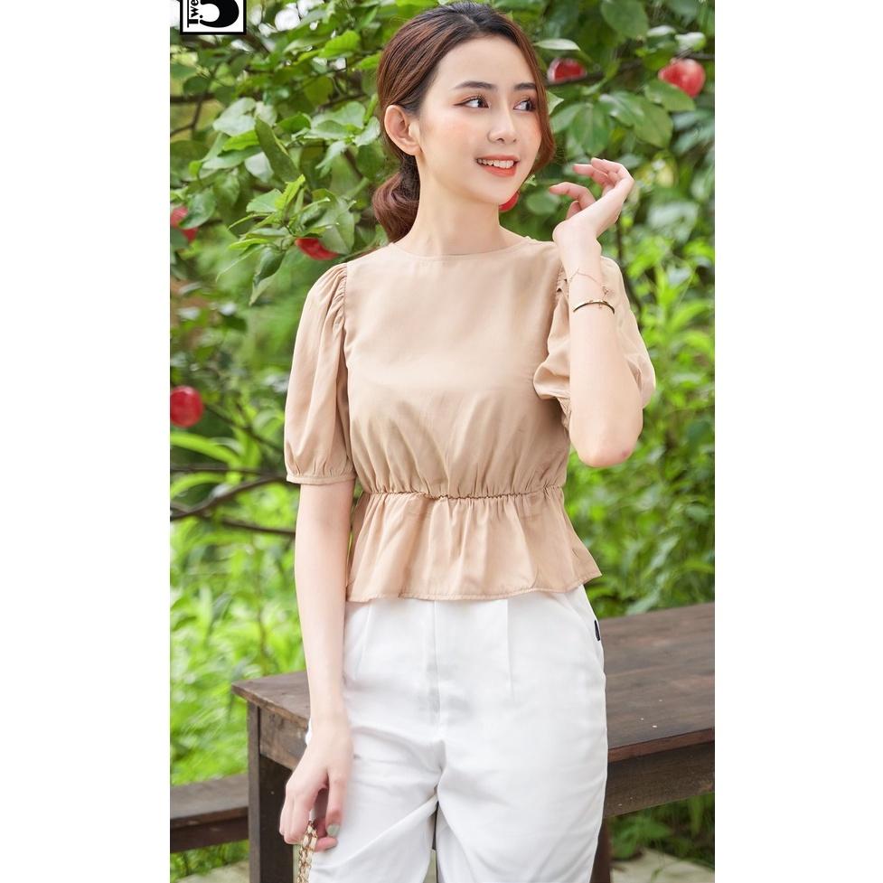 Quần baggy nữ 1 ly mở, túi xéo Twentyfive N629