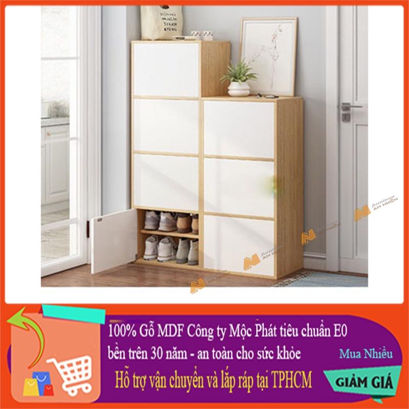 Made in VN-Tủ giày kệ đựng giày 6 tầng - gỗ mdf 17mm công ty Mộc Phát độ bền trên 30 năm AN023