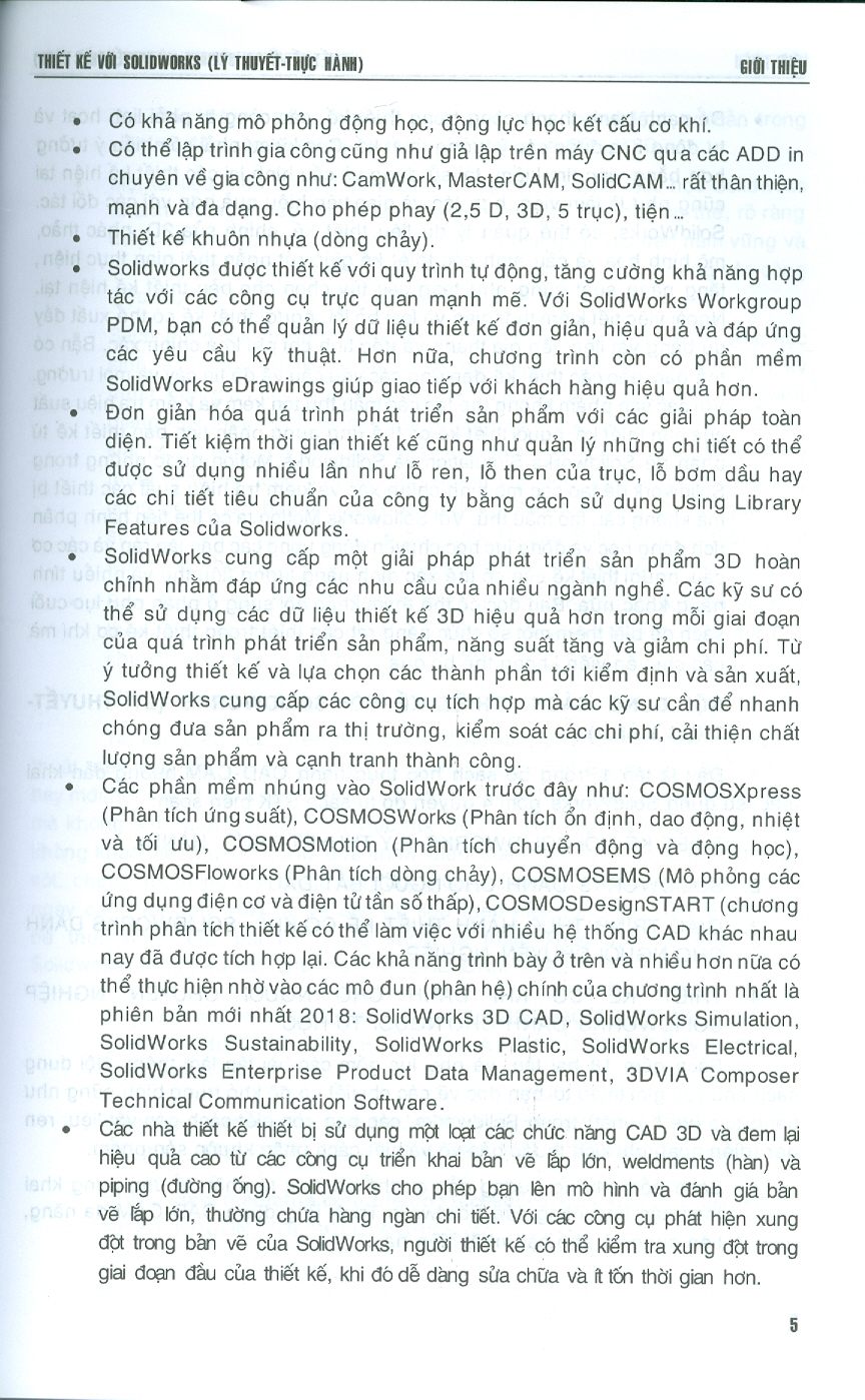 Thiết kế SOLIDWORKS Lý Thuyết - Thực Hành: Thiết Kế Cơ Khí Và Mỹ Thuật Công Nghiệp