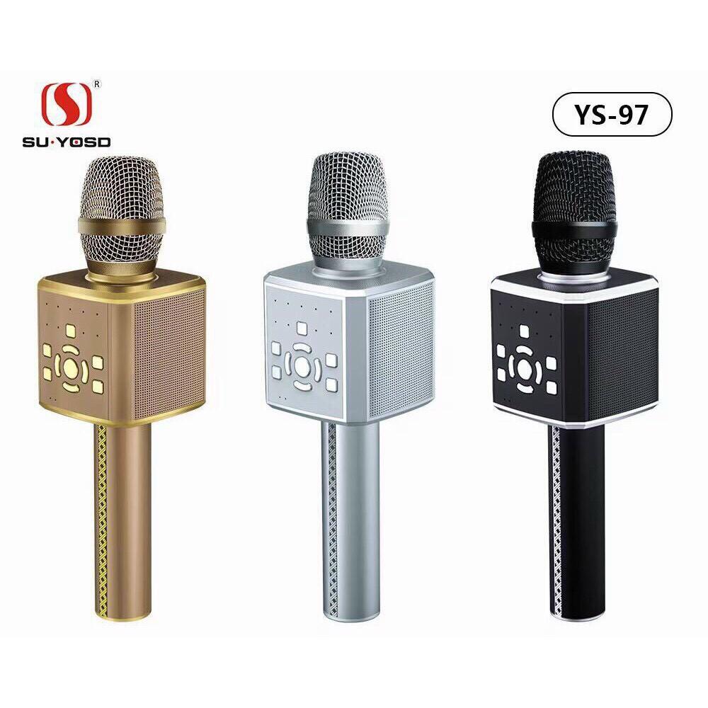 Micro kiêm loa Karaoke Bluetooth Không Dây YS90 YS91 YS92 YS95 YS96 YS97 cao cấp, âm thanh cực chất