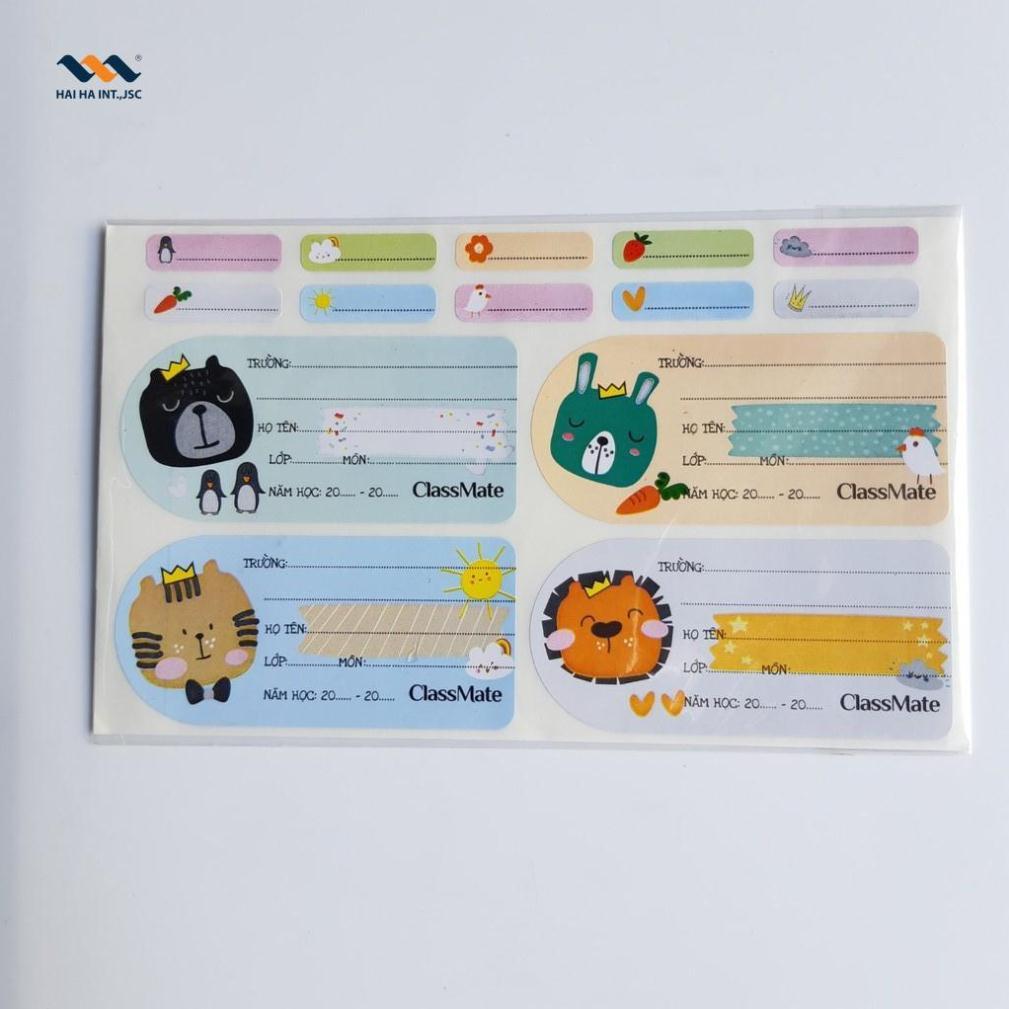 Nhãn vở Carton Classmate-NT222