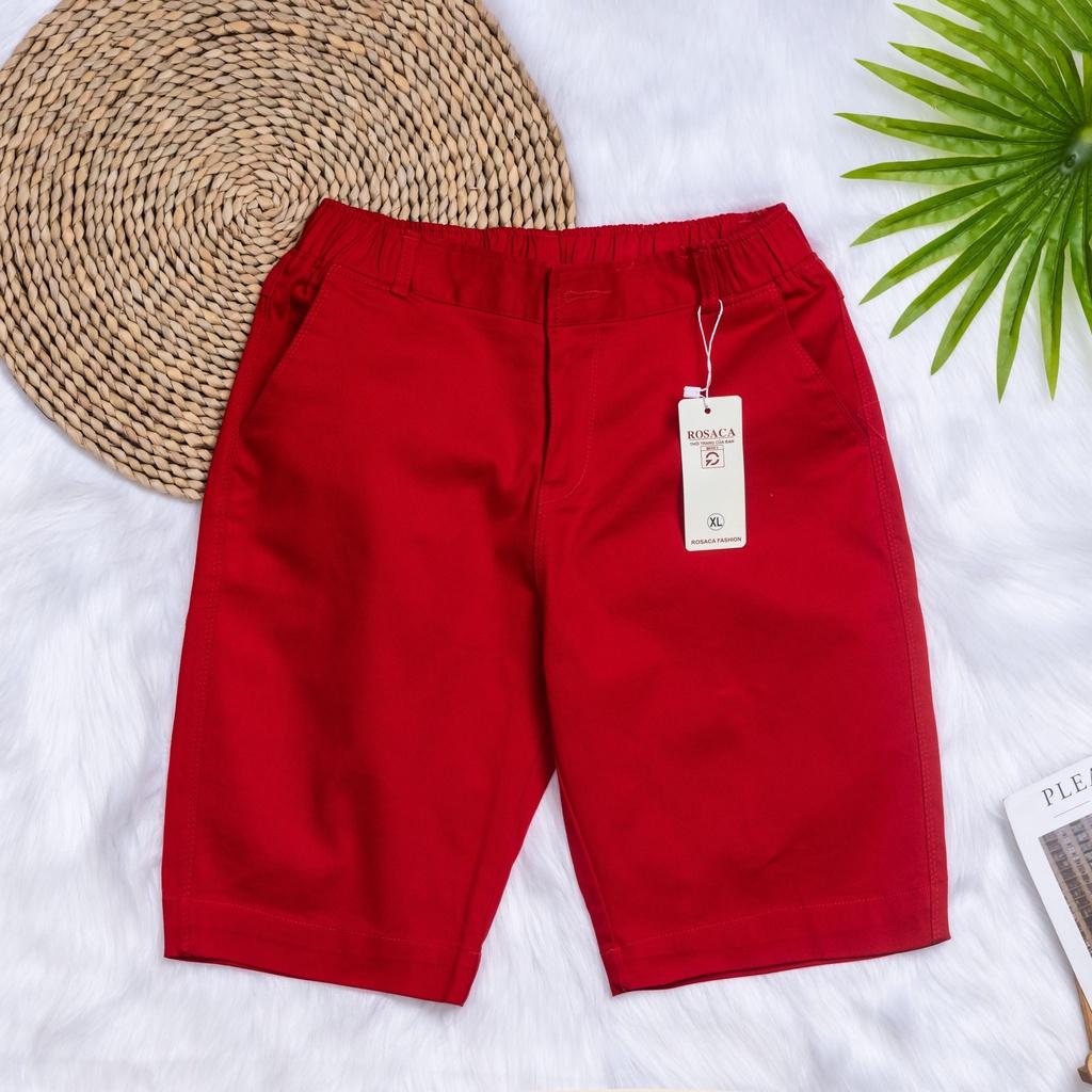 QUẦN LỬNG NGANG GỐI KAKI NỮ LOẠI BERMUDA VẢI TỐT THOÁNG KHÍ, MẶC MÁT MẺ ĐỦ MÀU ĐỦ SIZE PHÙ HỢP VỚI MỌI LỨA TUỔ