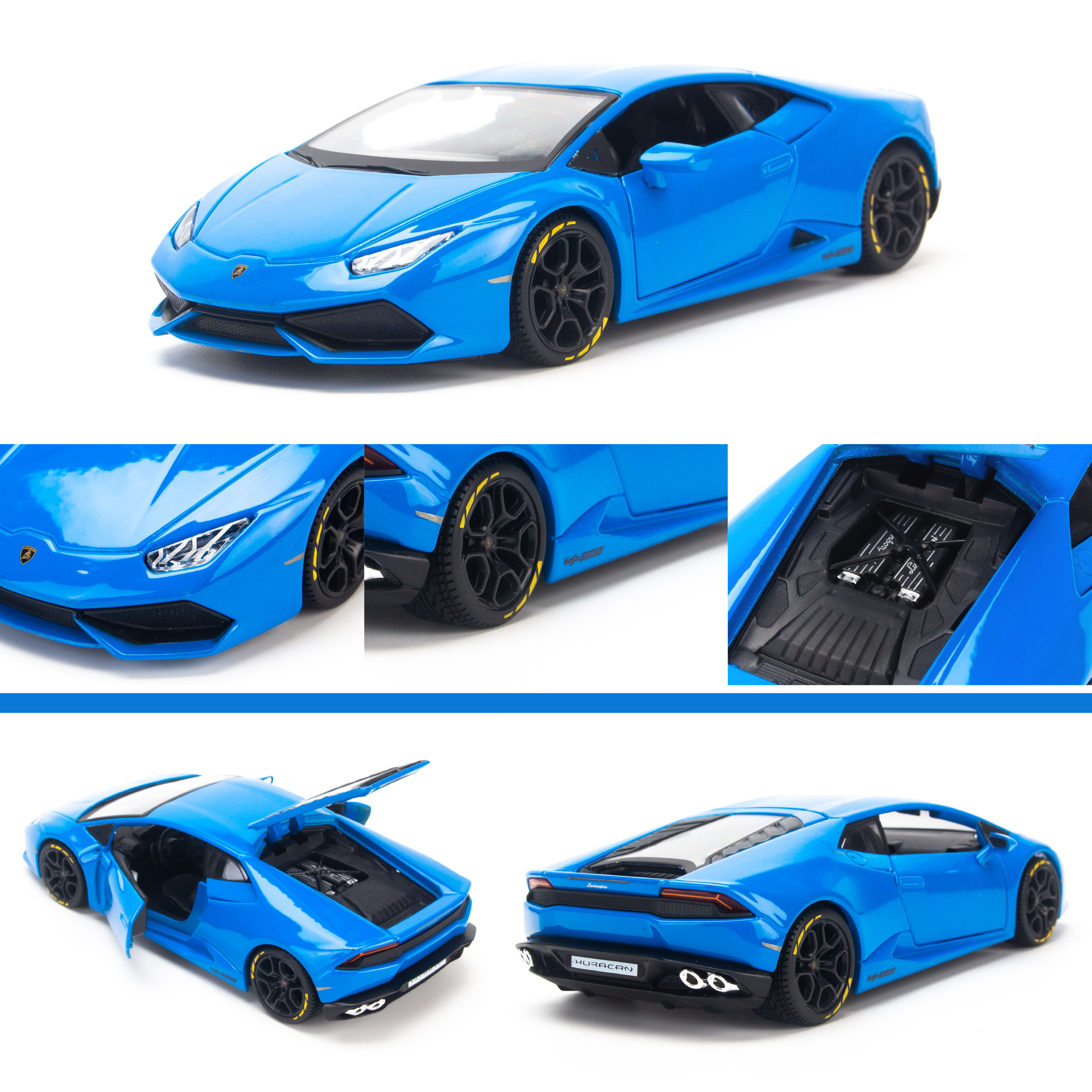 Mô hình xe Design Elite Transport - Lamborghini Urus + Huracan 1:24 Maisto - 32753