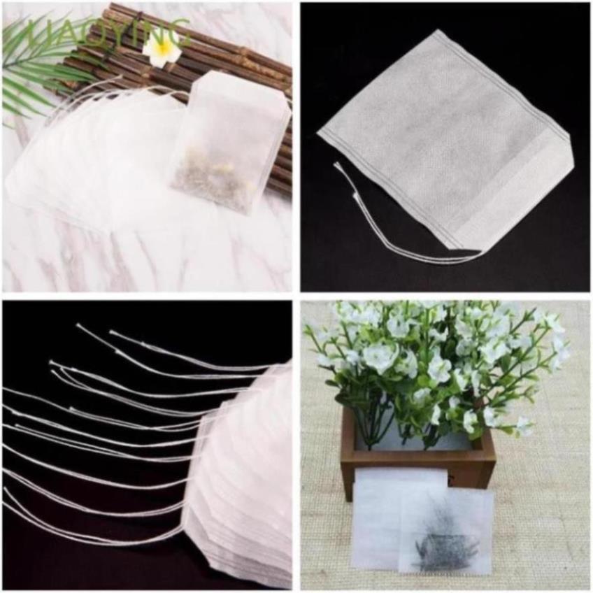 Bộ 100 túi rỗng dùng lọc trà tiện lợi chất lượng cao