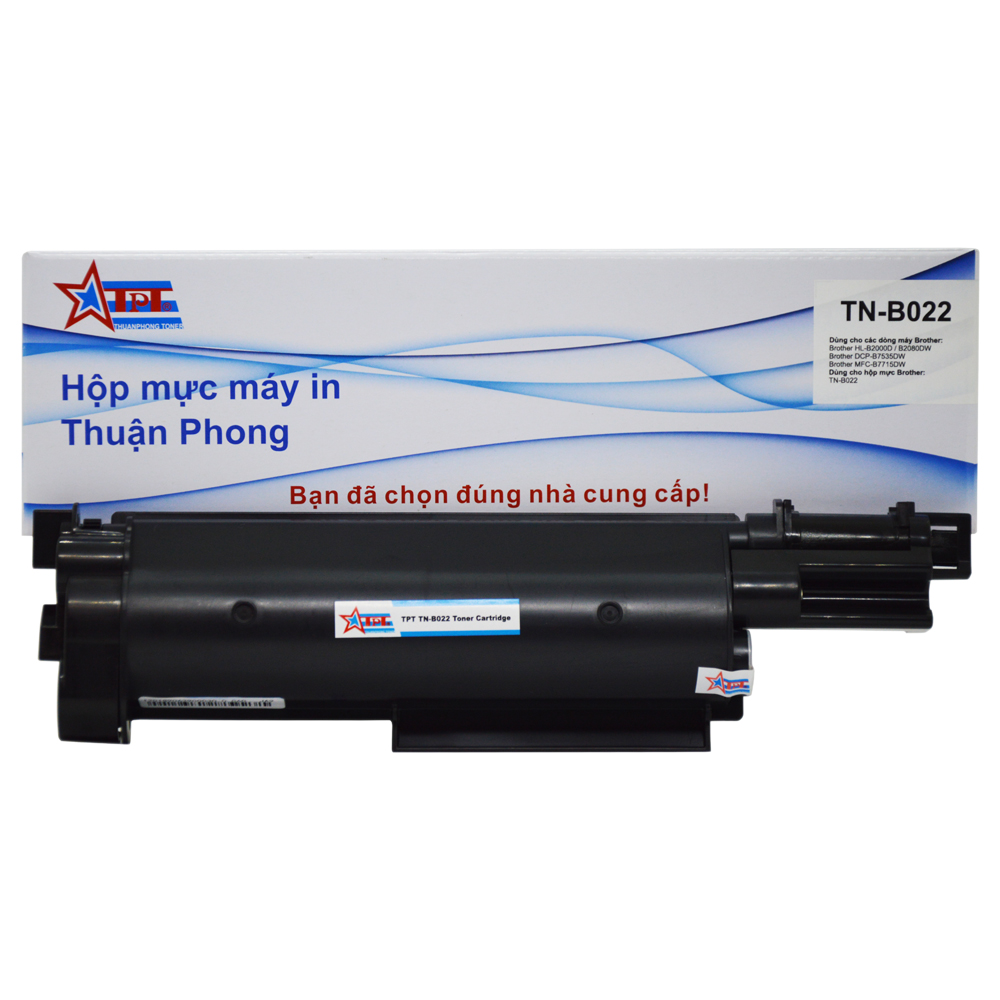 Hộp mực Thuận Phong TN-B022 dùng cho máy in Brother HL-B2000D/ B2080DW/ DCP-B7535DW/ MFC-B7715DW - Hàng Chính Hãng