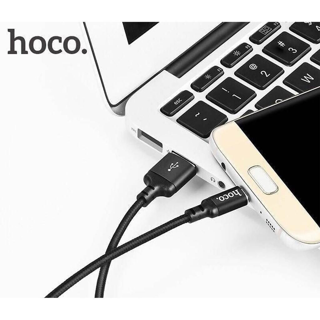 Cáp Sạc Type-C Hoco X14 Dành Cho Android, Samsung, Xiaomi, Oppo,... SIÊU BỀN