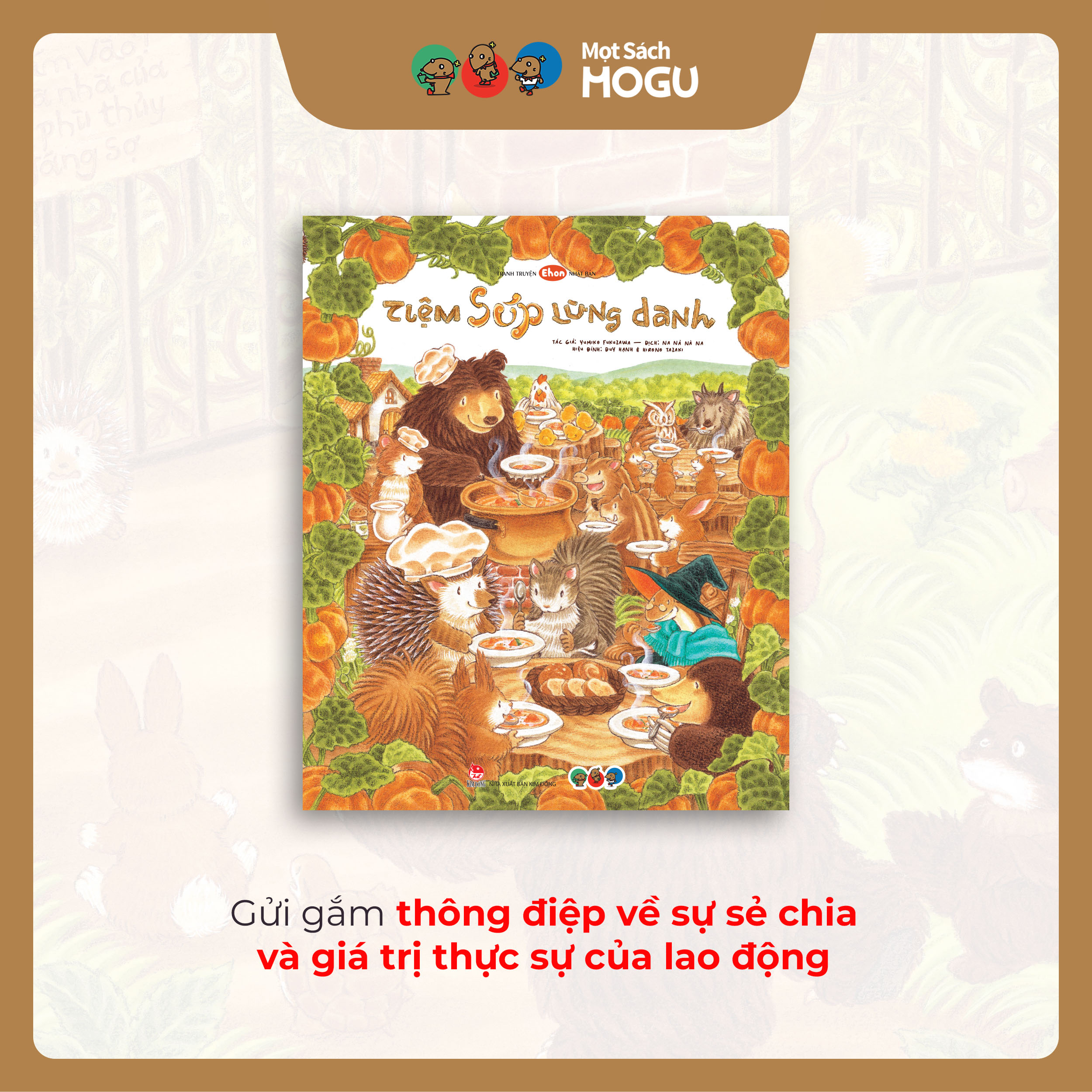 Truyện Ehon bé 3-4-5 tuổi - Tiệm súp lừng danh