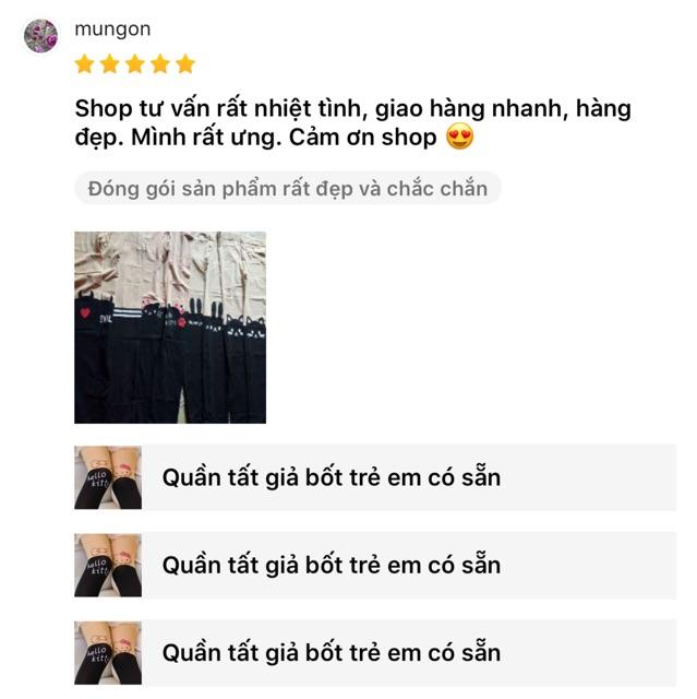 Quần tất giả bốt trẻ em (13 mẫu-Sẵn)