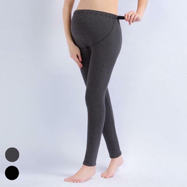 Quần LEGGING BẦU cạp trễ không cấn bụng